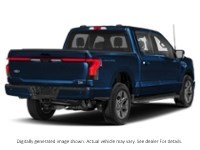 2023 Ford F-150 Lightning Lariat 4WD Supercrew 5.5' Box Antimatter Blue Metallic  Shot 42