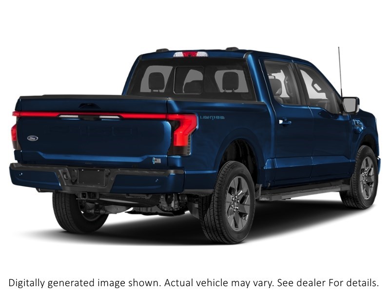 2023 Ford F-150 Lightning Lariat 4WD Supercrew 5.5' Box Antimatter Blue Metallic  Shot 42