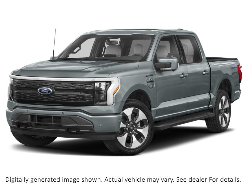 2023 Ford F-150 Lightning Platinum 4WD SuperCrew 5.5' Box Carbonized Grey Metallic  Shot 1