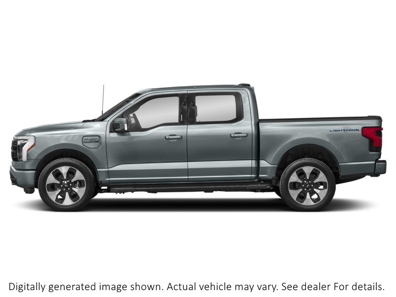 2023 Ford F-150 Lightning Platinum 4WD SuperCrew 5.5' Box Carbonized Grey Metallic  Shot 5