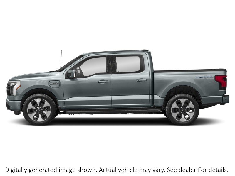 2023 Ford F-150 Lightning Platinum 4WD Supercrew 5.5' Box Carbonized Grey Metallic  Shot 3