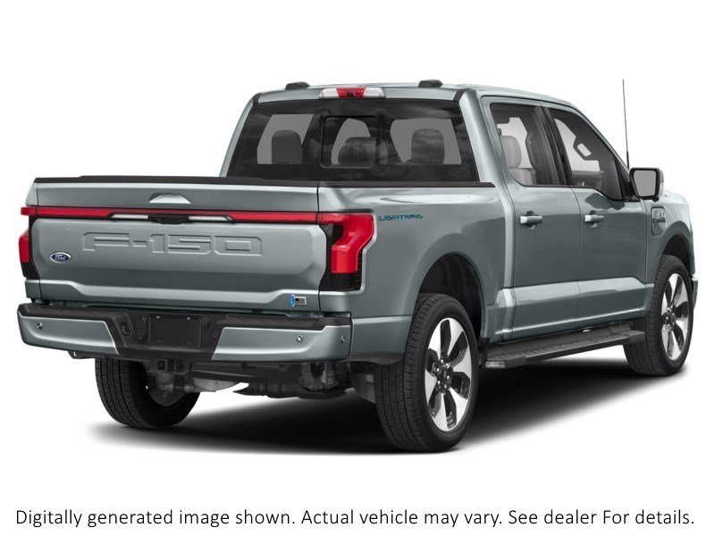 2023 Ford F-150 Lightning Platinum 4WD Supercrew 5.5' Box Carbonized Grey Metallic  Shot 2