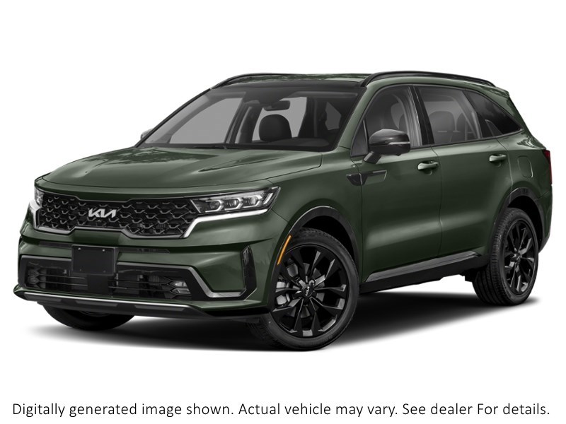 2022 Kia Sorento Sx AWD W/Black Leather Aruba Stone Green  Shot 1