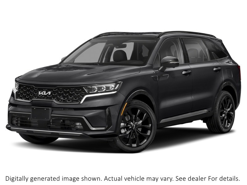 2022 Kia Sorento Sx AWD W/Black Leather Ebony Black  Shot 1