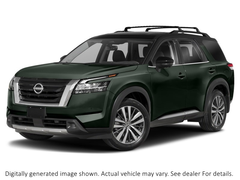 2022 Nissan Pathfinder Platinum 4WD Obsidian-Green Pearl/Super Black  Shot 10