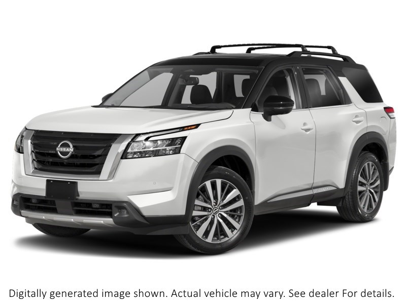 2022 Nissan Pathfinder Platinum 4WD Pearl White TriCoat/Super Black  Shot 22