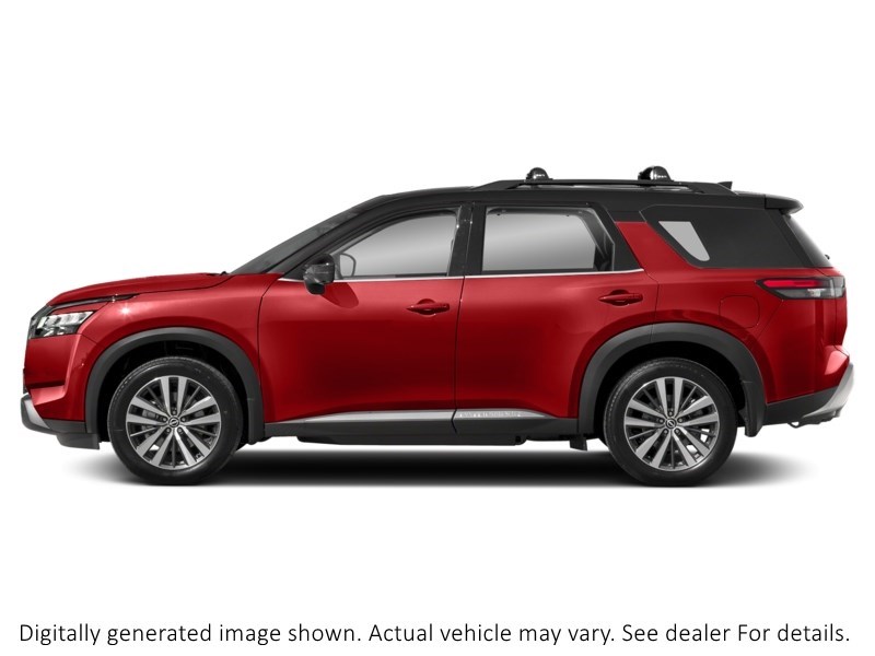 2022 Nissan Pathfinder Platinum 4WD Scarlet Ember Tintcoat/Super Black  Shot 15