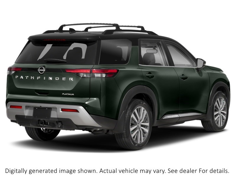 2022 Nissan Pathfinder Platinum 4WD Obsidian-Green Pearl/Super Black  Shot 12