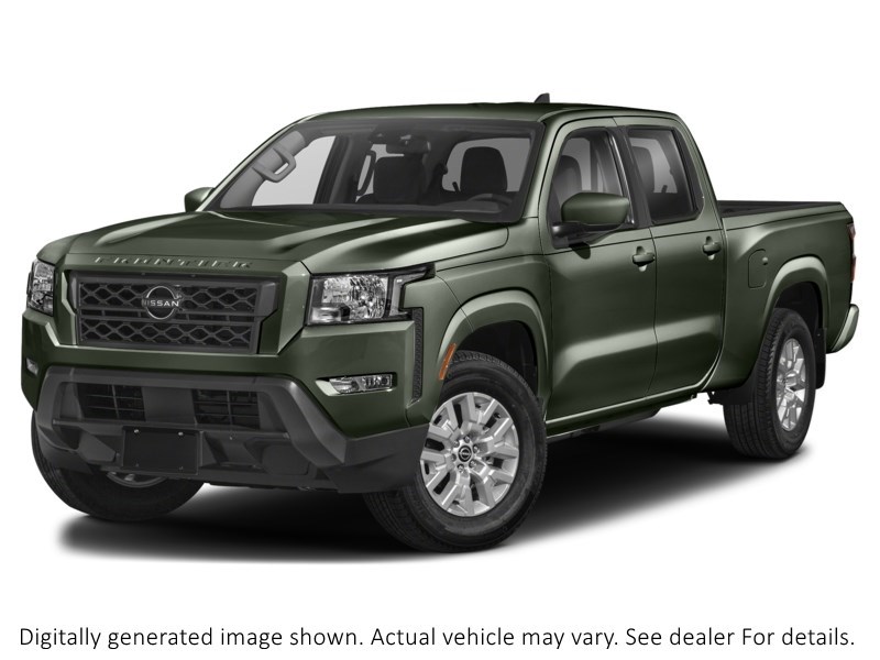 2022 NISSAN FRONTIER CREW CAB SV LONG BED 4X4 Tactical Green Metallic  Shot 7