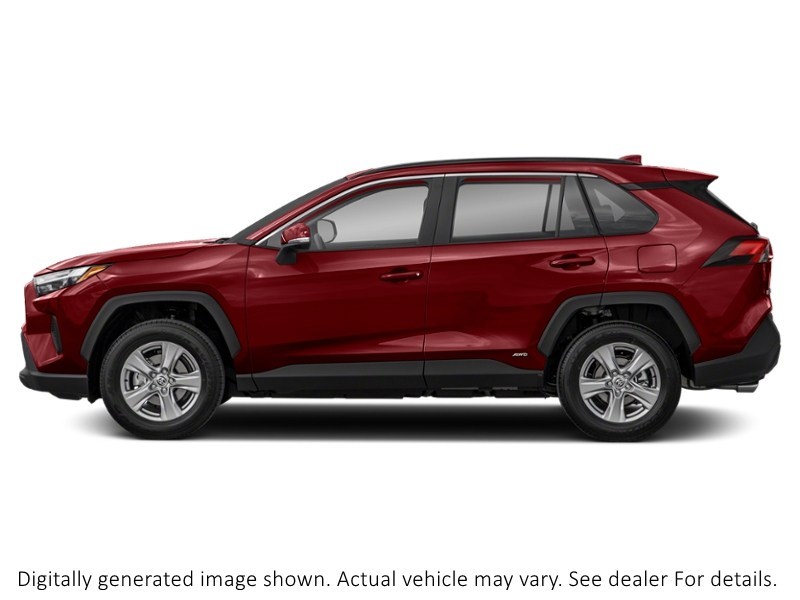 2022 Toyota Rav4 Hybrid Hybrid XLE AWD Ruby Flare Pearl  Shot 24