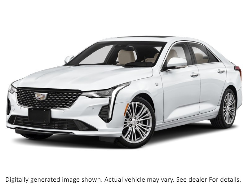 2023 Cadillac Ct4 4Dr Sdn Luxury Summit White  Shot 1