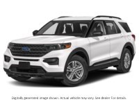 2023 Ford Explorer XLT 4WD Star White Metallic Tri-Coat  Shot 4