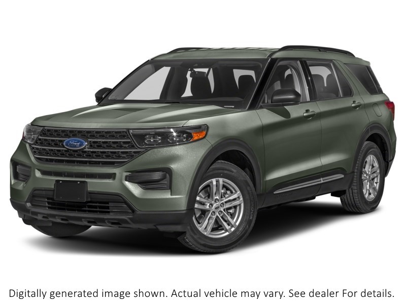 2023 Ford Explorer XLT 4WD Forged Green Metallic  Shot 37