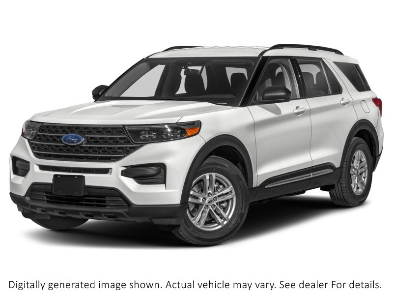 2023 Ford Explorer XLT 4WD Oxford White  Shot 50