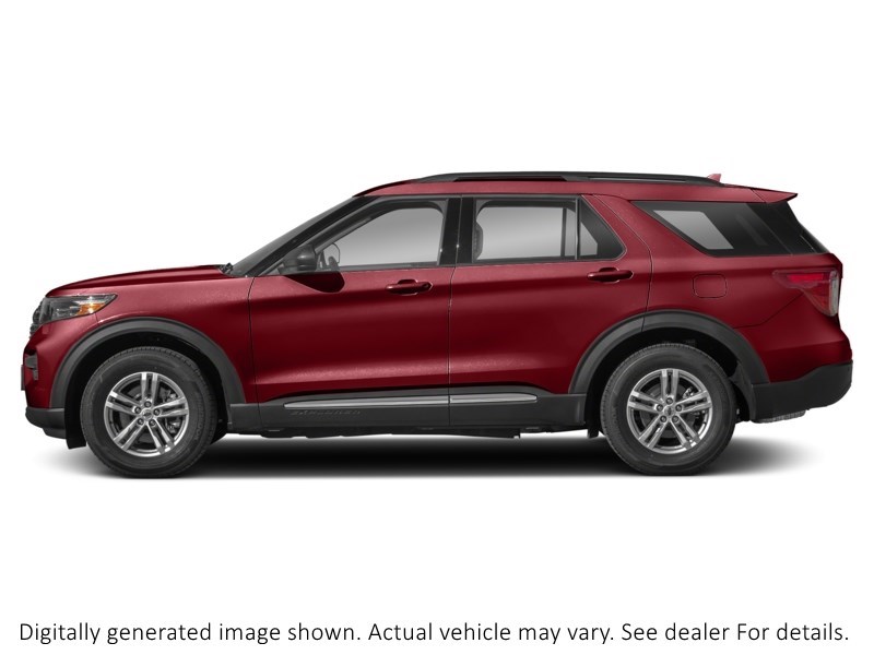 2023 Ford Explorer XLT 4WD Rapid Red Metallic Tinted Clearcoat  Shot 29