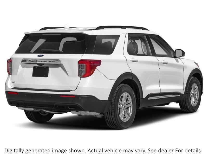 2023 Ford Explorer XLT 4WD Star White Metallic Tri-Coat  Shot 2
