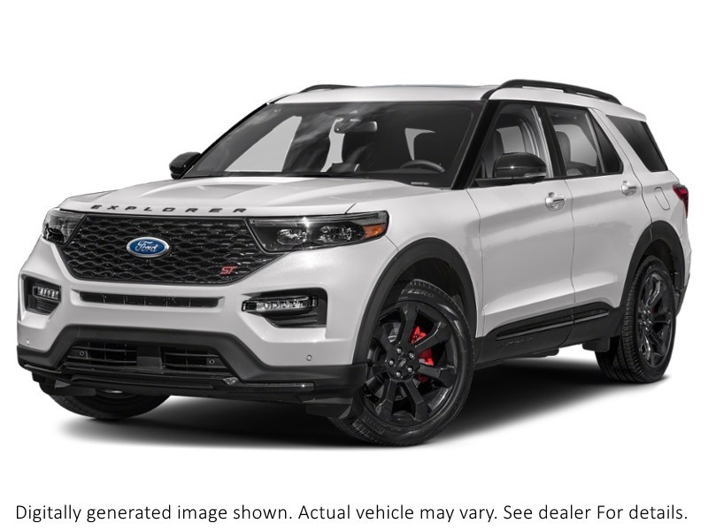 2023 Ford Explorer ST | 4WD | 3.0L | Roof | Tech Pkg | 360 | 21S Star White Metallic Tri-Coat  Shot 4