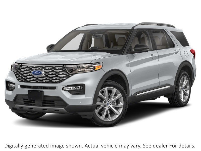 2023 Ford Explorer Platinum 4WD Iconic Silver Metallic  Shot 4