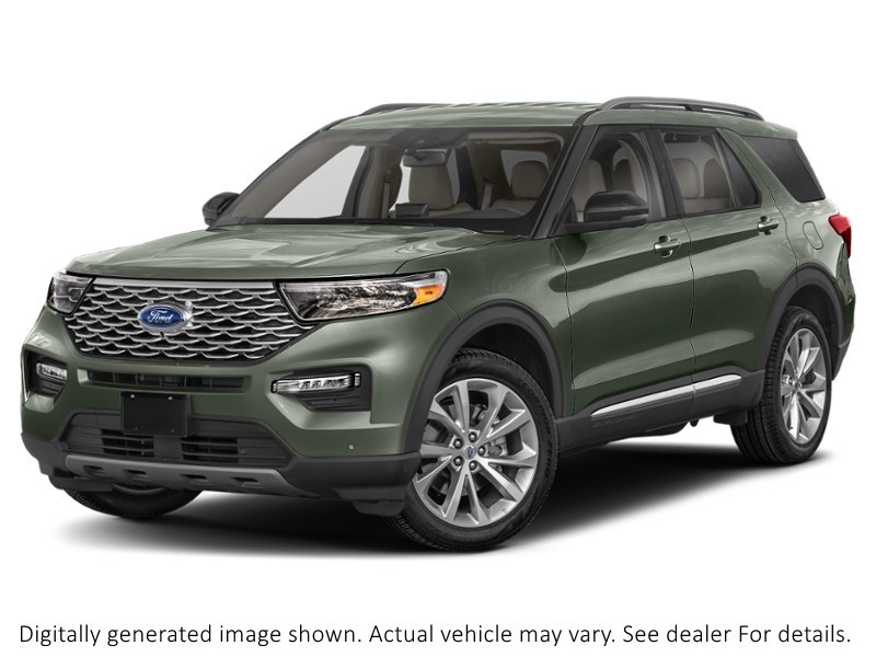 2023 Ford Explorer Platinum 4WD Forged Green Metallic  Shot 32