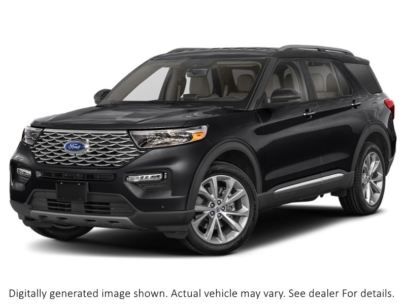 2023 Ford Explorer Platinum 4WD Agate Black Metallic  Shot 38