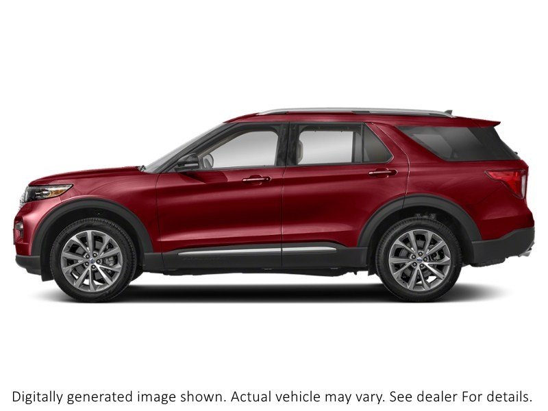 2023 Ford Explorer Platinum 4WD Rapid Red Metallic Tinted Clearcoat  Shot 29