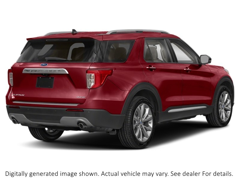 2023 Ford Explorer Platinum 4WD Rapid Red Metallic Tinted Clearcoat  Shot 26