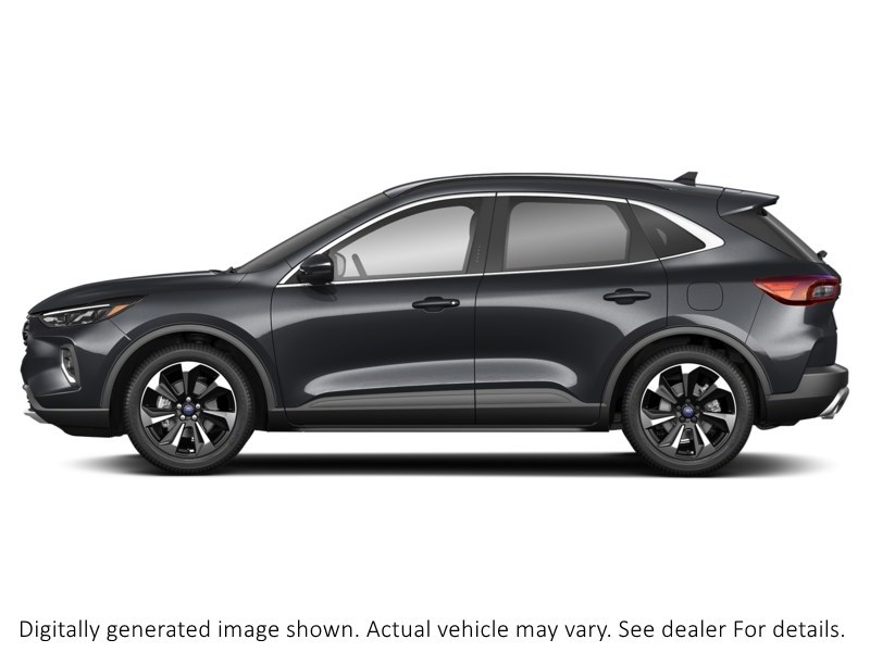2025 FORD ESCAPE PLATINUM AWD Agate Black Metallic  Shot 3