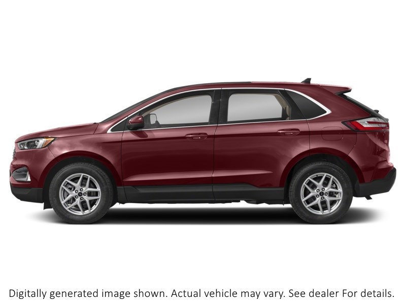 2023 FORD EDGE SEL AWD Burgundy Velvet Metallic Tinted Clearcoat  Shot 5