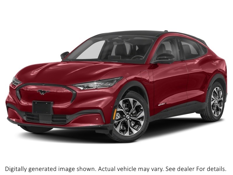 2023 Ford Mustang Mach-E Premium AWD Rapid Red Metallic Tri-Coat  Shot 4