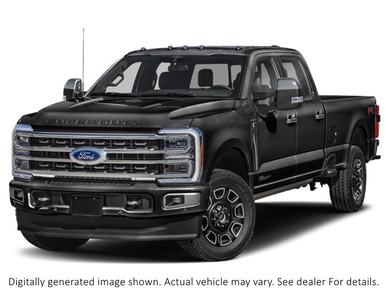2024 Ford Super Duty F-350 Drw Platinum 4WD Crew Cab 8' Box Agate Black Metallic  Shot 36