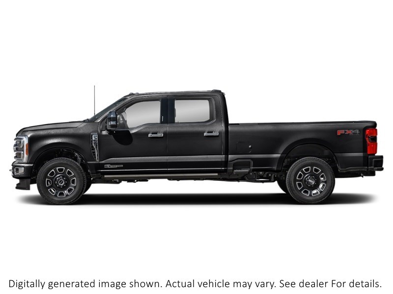 2024 Ford Super Duty F-350 Drw Platinum 4WD Crew Cab 8' Box Agate Black Metallic  Shot 35
