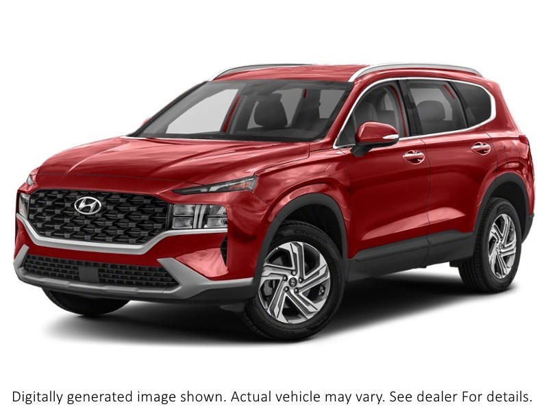 2023 Hyundai Santa Fe Preferred AWD W/Trend Package Flame Red  Shot 4