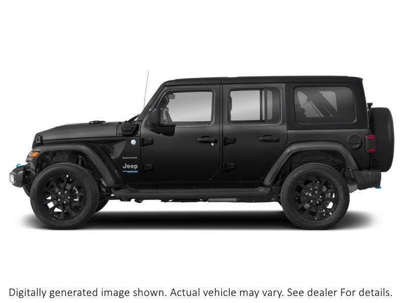 2023 JEEP WRANGLER 4XE SAHARA 4 DOOR 4X4 Granite Crystal Metallic  Shot 5