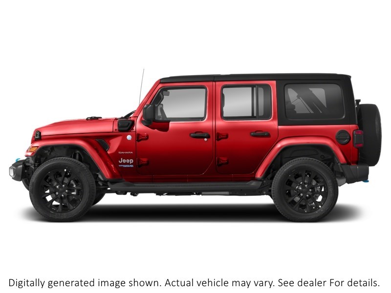 2023 JEEP WRANGLER 4XE SAHARA 4 DOOR 4X4 Firecracker Red  Shot 47