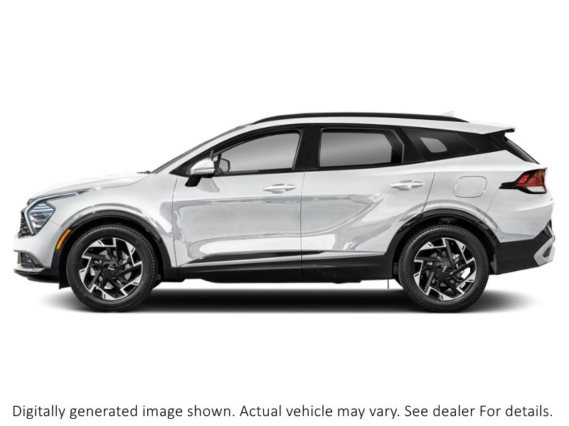 2023 Kia Sportage EX Premium AWD W/Red Interior Snow White Pearl  Shot 3