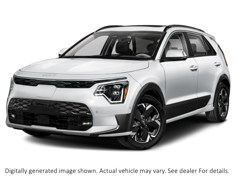 2026 Kia Niro Ev Wave FWD Snow White Pearl/Grey Snow White Pearl w/Grey C-Pillar  Shot 4