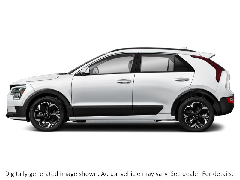 2026 Kia Niro Ev Wave FWD Snow White Pearl/Grey Snow White Pearl w/Grey C-Pillar  Shot 3