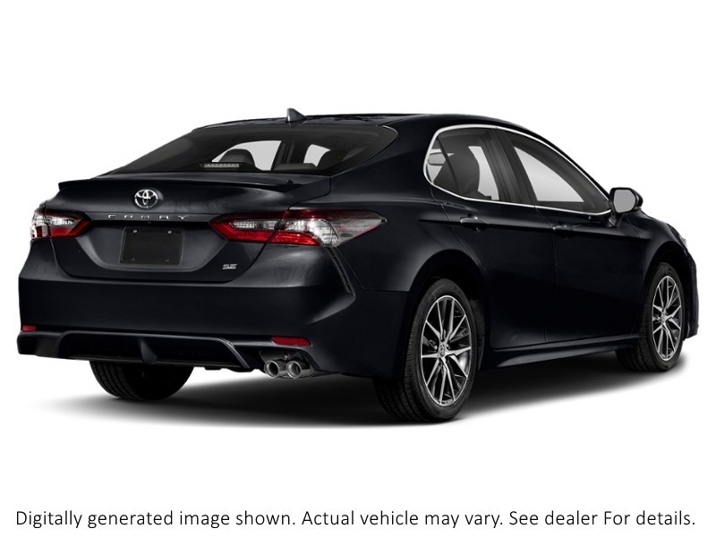 2023 Toyota Camry SE Auto Midnight Black Metallic  Shot 2