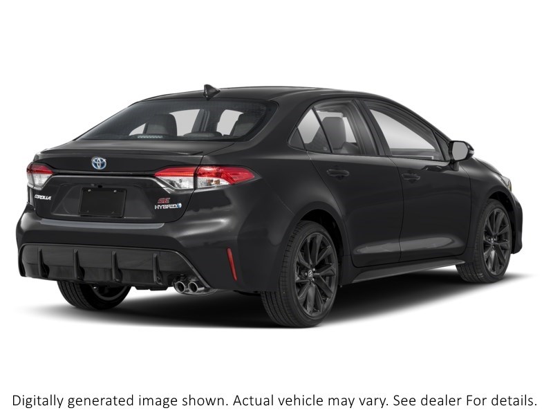 2025 Toyota Corolla Hybrid Hybrid SE CVT AWD Midnight Black Metallic  Shot 6