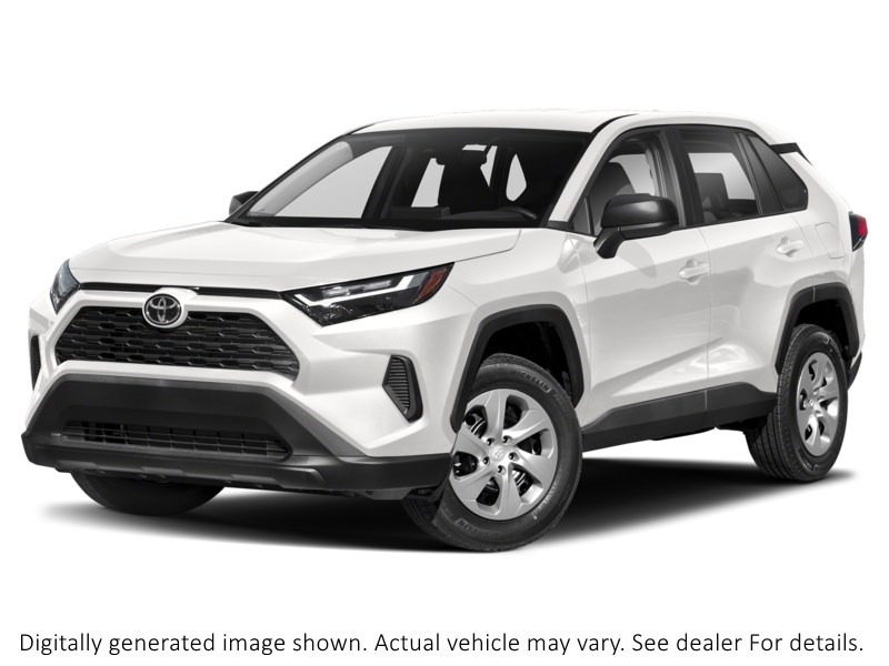 2024 Toyota RAV4 LE AWD White  Shot 4