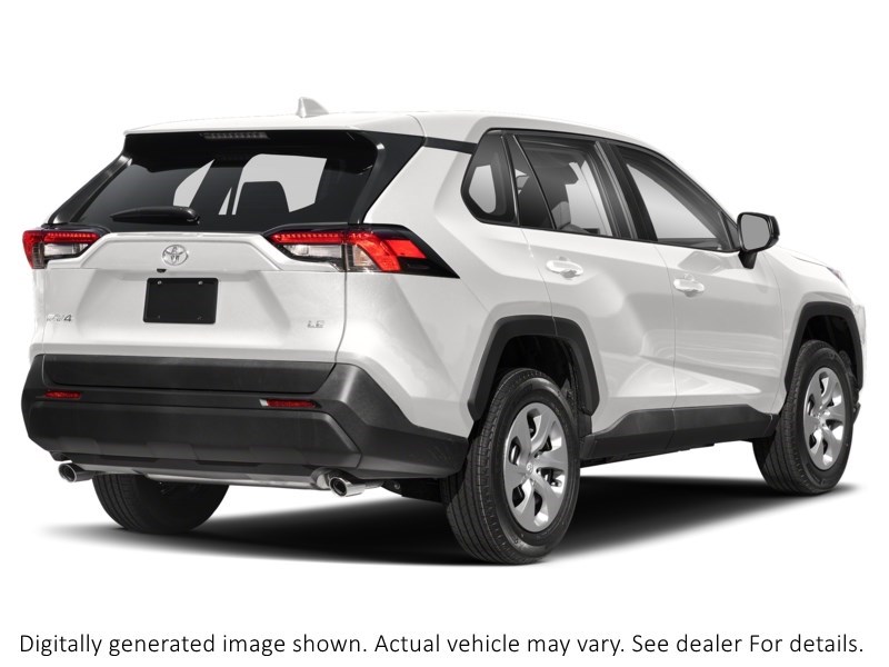 2024 Toyota RAV4 LE AWD White  Shot 2