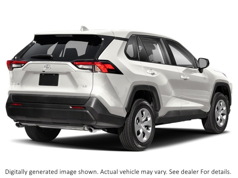 2024 Toyota Rav4 LE AWD White  Shot 3