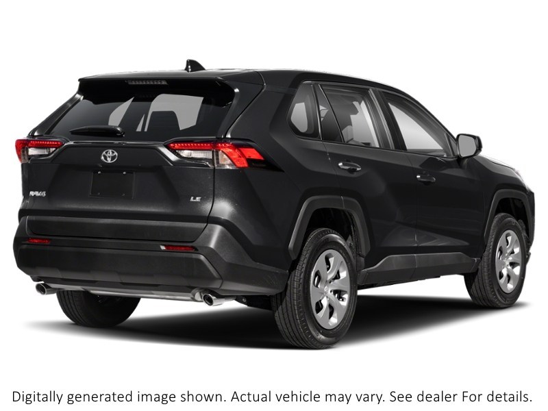 2024 Toyota Rav4 LE AWD Midnight Black Metallic  Shot 19