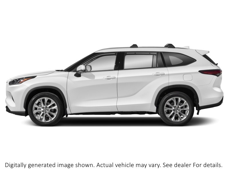 2025 Toyota Highlander Hybrid Hybrid Limited AWD Wind Chill Pearl  Shot 3