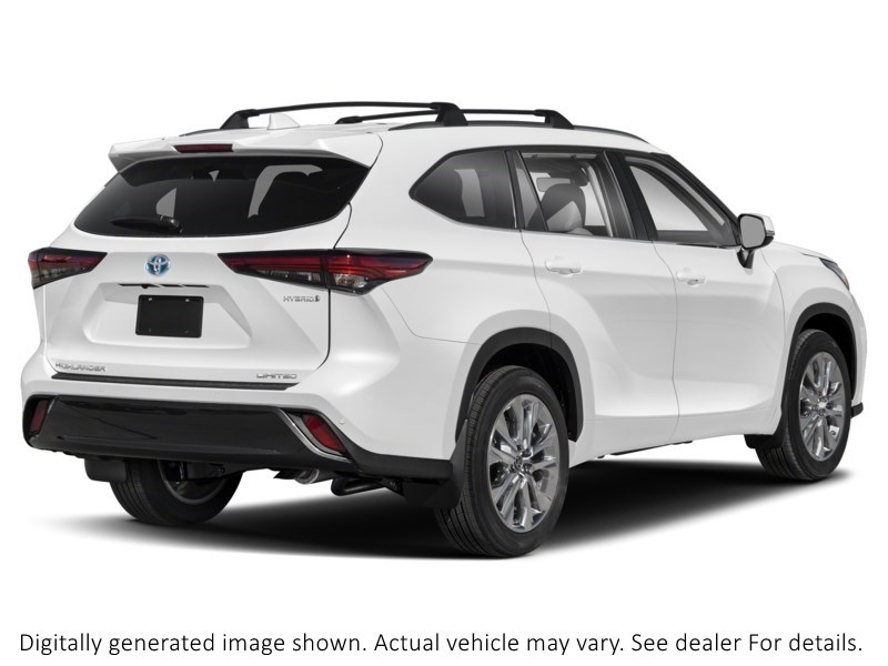 2025 Toyota Highlander Hybrid Hybrid Limited AWD Wind Chill Pearl  Shot 2