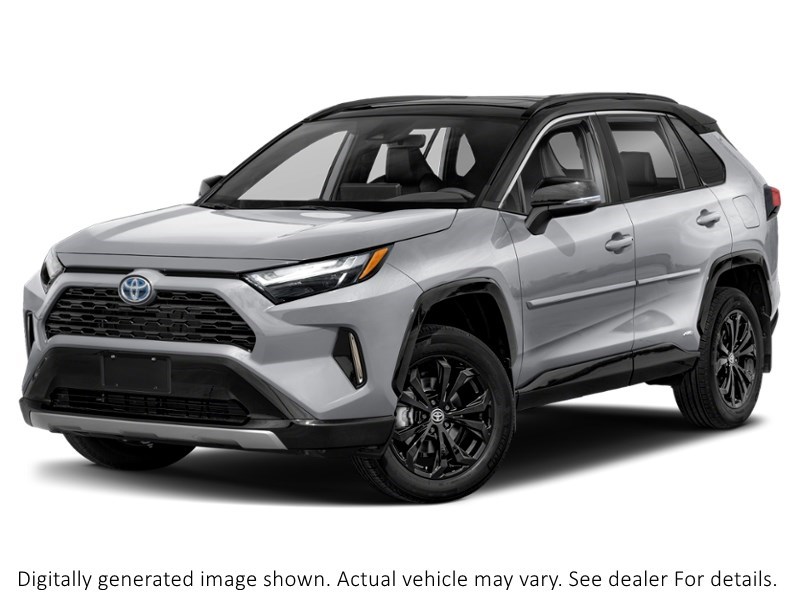 2023 Toyota Rav4 Hybrid Hybrid XSE AWD Silver Sky Metallic w/Black Roof  Shot 4