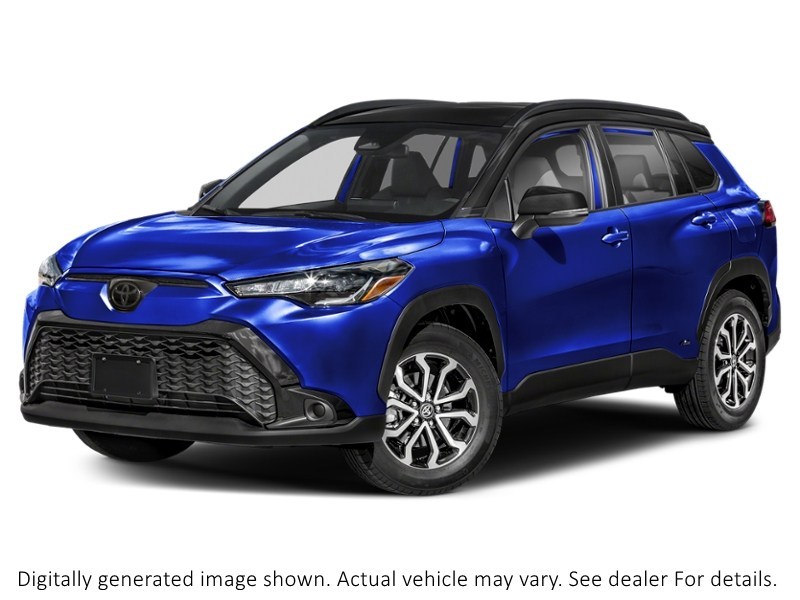 2024 Toyota Corolla Cross Hybrid Hybrid SE AWD Blue Crush Metallic w/Black Roof  Shot 22