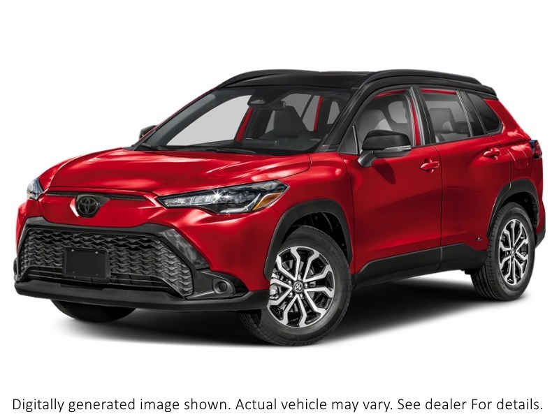 2024 Toyota Corolla Cross Hybrid Hybrid SE AWD Barcelona Red Metallic w/Black Roof  Shot 28