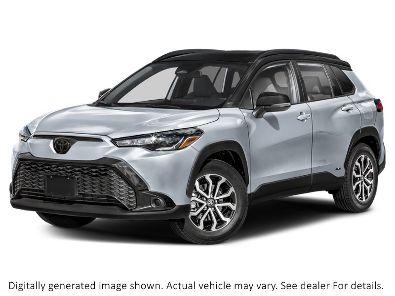 2024 Toyota Corolla Cross Hybrid Hybrid SE AWD Sonic Silver Metallic w/Black Roof  Shot 31