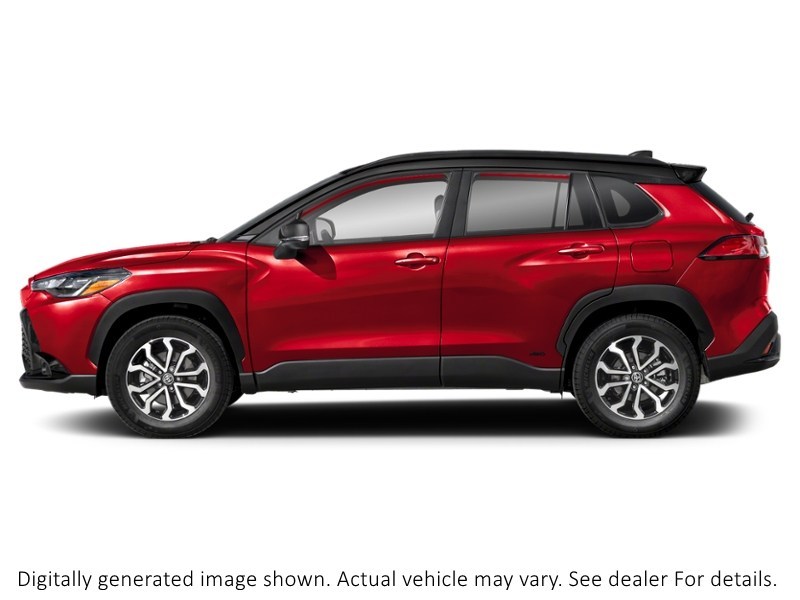 2024 Toyota Corolla Cross Hybrid Hybrid SE AWD Barcelona Red Metallic w/Black Roof  Shot 29